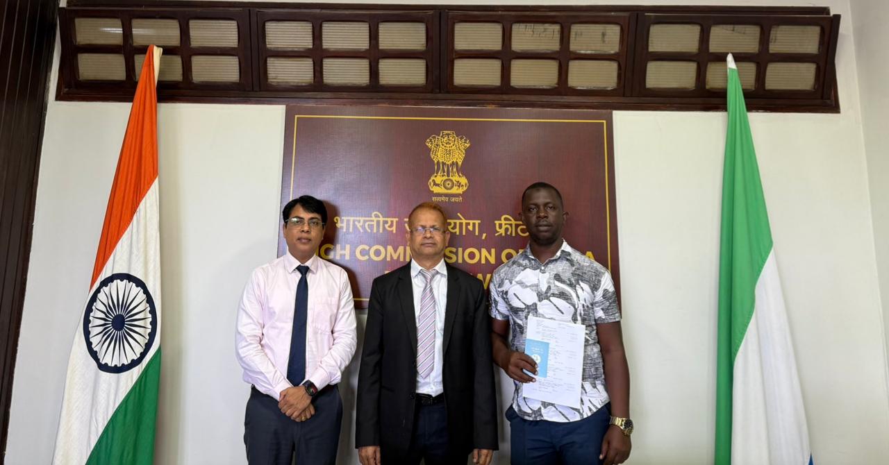 Two Sierra Leoneans Travel to India for Training Two Sierra Leoneans Travel to India for Training