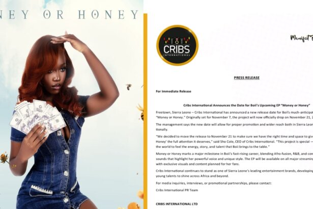 Cribs International Sets New Release Date for Boii’s ‘Money or Honey’ EP