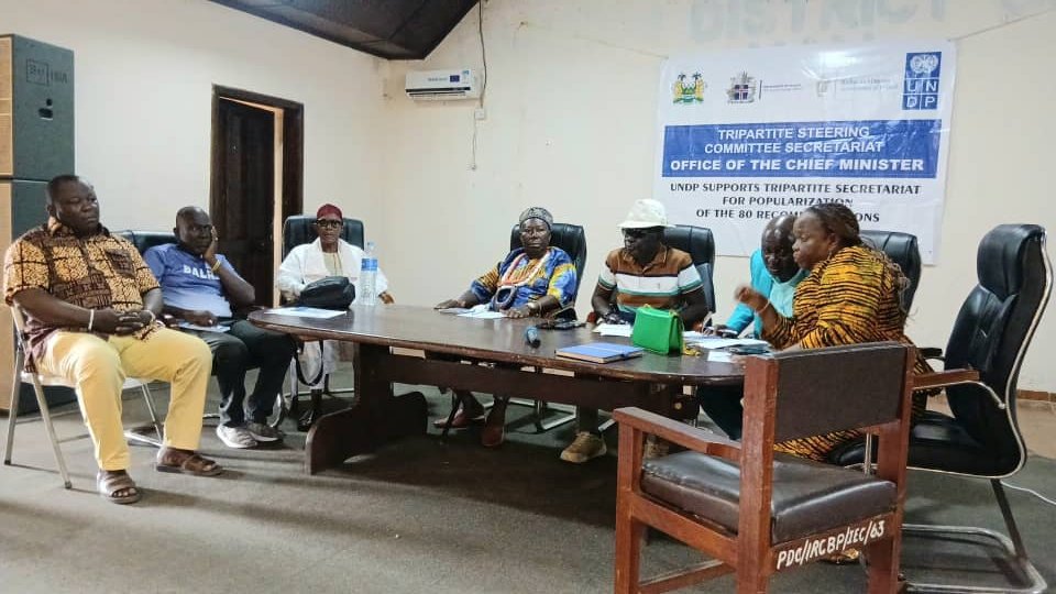 UNDP Backs Nationwide Push to Popularize New Electoral Amendments UNDP Sierra Leone