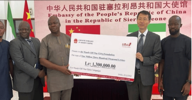 Chinese Embassy Supports Girls’ Empowerment with Donation to Hands of Our Girls Campaign Chinese Embassy Supports Girls’ Empowerment with Donation to Hands of Our Girls Campaign