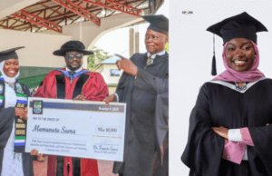 Memunatu Suma Emerges Best Graduating Student at FCMIS, Honoured With Cash Prize and Paid Internship Memunatu Suma Emerges Best Graduating Student at FCMIS, Honoured With Cash Prize and Paid Internship