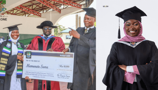 Memunatu Suma Emerges Best Graduating Student at FCMIS, Honoured With Cash Prize and Paid Internship Memunatu Suma Emerges Best Graduating Student at FCMIS, Honoured With Cash Prize and Paid Internship