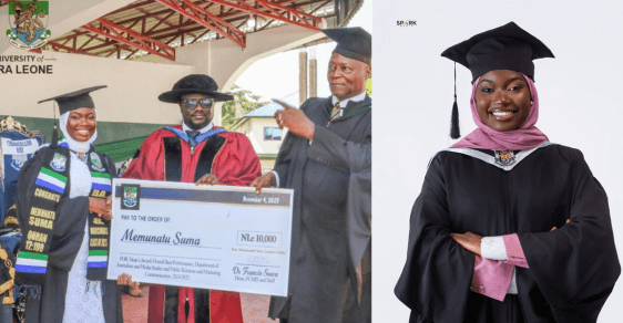 Memunatu Suma Emerges Best Graduating Student at FCMIS, Honoured With Cash Prize and Paid Internship Memunatu Suma Emerges Best Graduating Student at FCMIS, Honoured With Cash Prize and Paid Internship