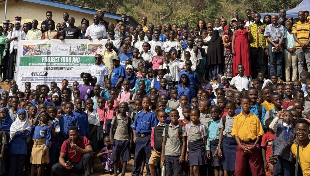 Alhaji U Njai says over 1,000 people joined Project 1808 science and leadership festival in Kabala