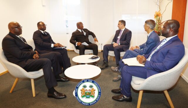 Julius Maada Bio Sierra Leone aviation investment Menzies