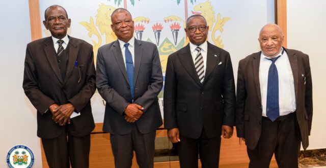 President Bio Swears In Tribunal to Probe Justice Halloway