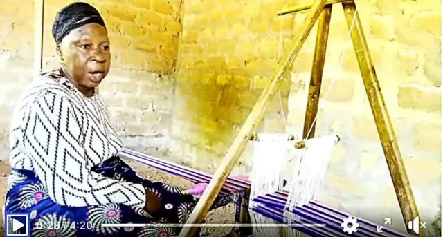 Project 1808 Founder Alhaji U Njai Introduces Master Weaver Fina Kamara Ahead of Kabala Science Festival