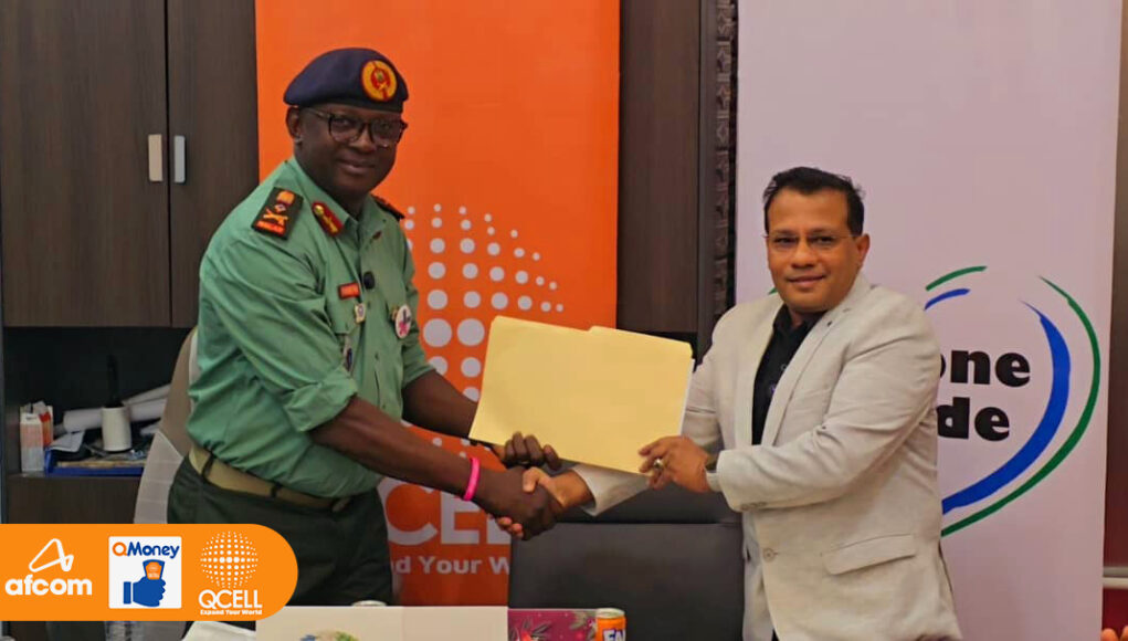 QCELL Sierra Leone, RSLAF Sign MoU to Strengthen Strategic Cooperation
