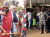 Police Fire Teargas at APC-Jagaban’s Wellington Property Police Fire Teargas at APC-Jagaban’s Wellington Property