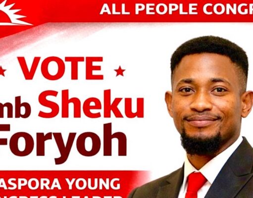 Sheku Foryoh says young people must stay bold as APC eyes return to power Sheku Foryoh