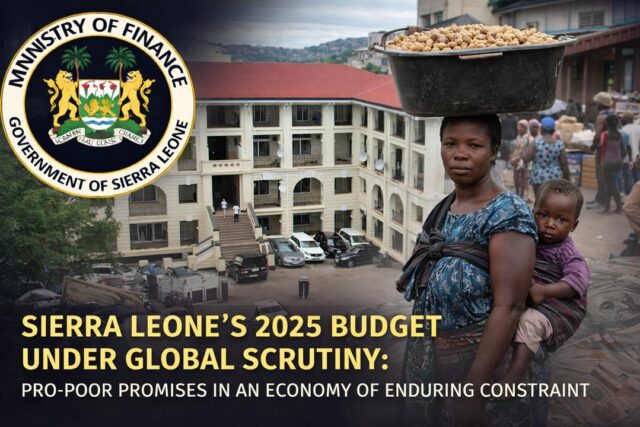 Sierra Leone’s 2025 Budget Global Scrutiny