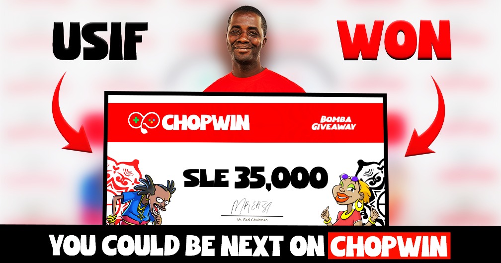 Makeni Pump Attendant Wins SLe 35,000 from ChopWIN Makeni Pump Attendant Wins SLe 35,000 from ChopWIN