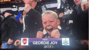 Schoolboy Caught on TV After Skipping Class for Newcastle VS Arsenal Cup Clash