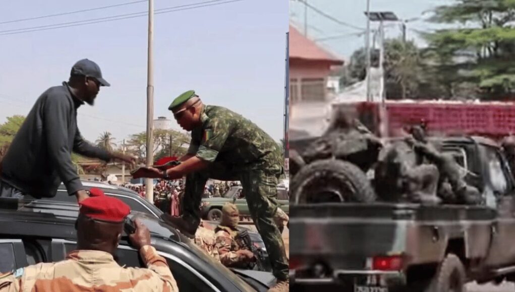 Doumbouya Sends Tanks, Artillery and a Helicopter to the Liberian Border Hours Before Peace Summit Doumbouya Sends Tanks, Artillery and a Helicopter to the Liberian Border Hours Before Peace Summit