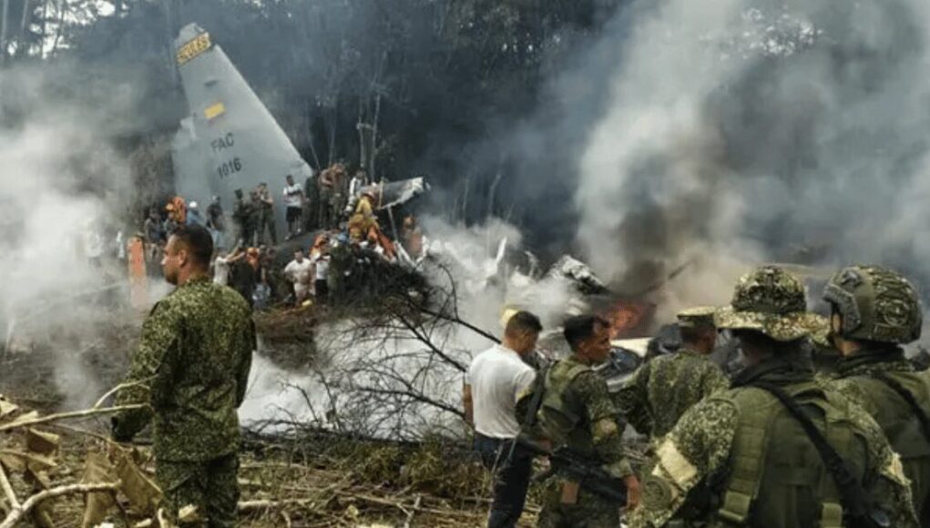 Colombian Military Plane Crash Kills 66 and Injures Dozens