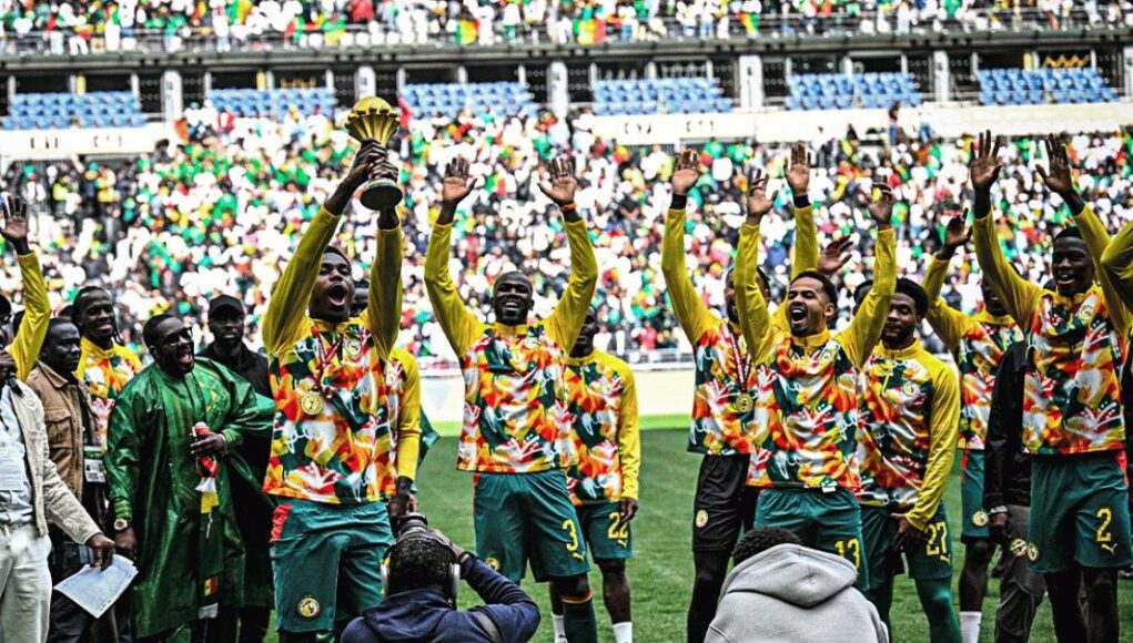 Senegal Proudly Vibing With the AFCON 2025 Trophy Before Peru Friendly Senegal Proudly Vibing With the AFCON 2025 Trophy Before Peru Friendly