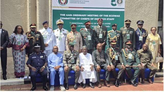 ECOWAS Chiefs of Defence Staff Strengthen Regional Security Cooperation