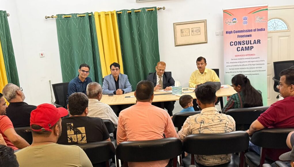 India High Commission Holds Consular Camps in Kenema and Bo to Support Diaspora