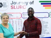 Prof. Alhaji U. Njai Receives SLURC Academic Collaborator Award Prof. Alhaji U. Njai Receives SLURC Academic Collaborator Award