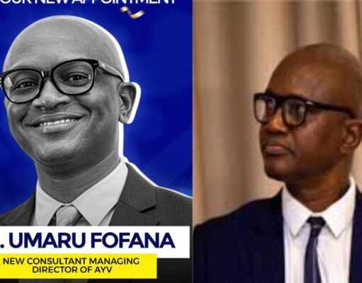 AYV Appoints Umaru Fofana as Consultant Managing Director in Strategic Leadership Move AYV Appoints Umaru Fofana as Consultant Managing Director in Strategic Leadership Move
