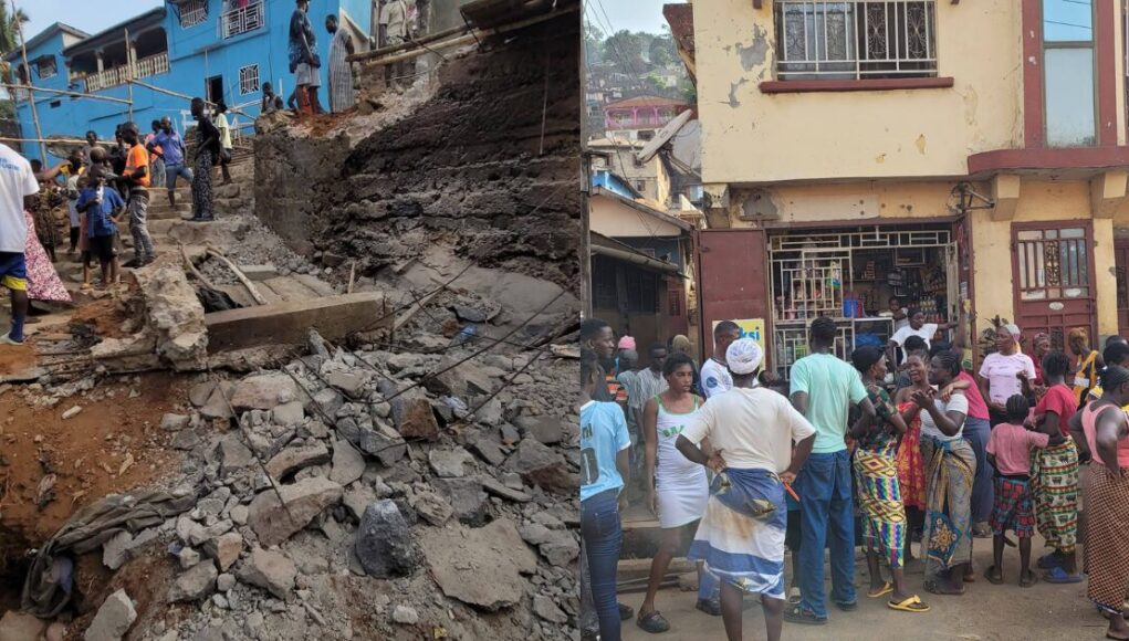 Two Children Dead, One Critical After Unfinished Building Collapses at 87 Blackhall Road, Kissy Two Children Dead, One Critical After Unfinished Building Collapses at 87 Blackhall Road, Kissy