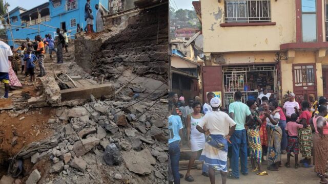 Two Children Dead, One Critical After Unfinished Building Collapses at 87 Blackhall Road, Kissy Two Children Dead, One Critical After Unfinished Building Collapses at 87 Blackhall Road, Kissy