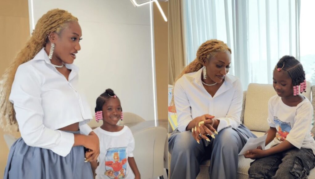 Wendy Shay Meets Sierra Leone Girl Who Went Viral Dancing to “Too Late” Gifts her $1,000 Wendy Shay Meets Sierra Leone Girl Who Went Viral Dancing to "Too Late" Gifts her $1,000