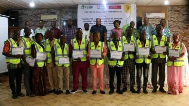 Twelve Rice Technicians Complete Climate-Smart Training